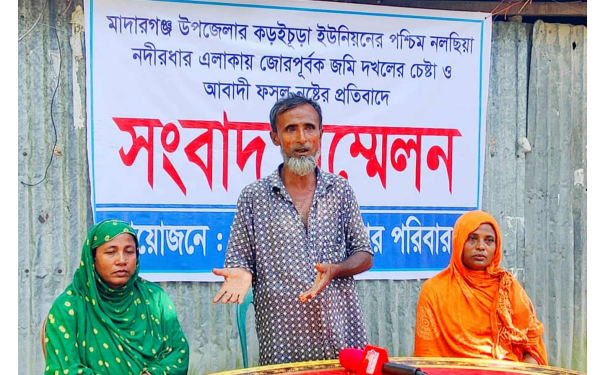 জামালপুরে অসহায় কৃষকের পৈতৃক সম্পত্তি জোর পূর্বক দখলের অভিযোগ