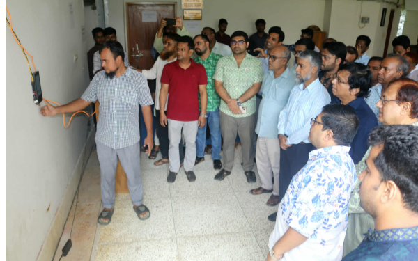 গোবিপ্রবিতে কর্মকর্তা-কর্মচারীদের ডিজিটাল হাজিরা চালু