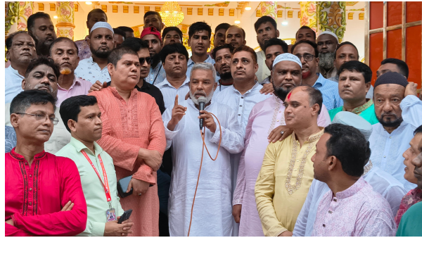সোনারগাঁয়ে ১১টি পূজা মণ্ডপ পরিদর্শন করলেন বিএনপি নেতা মান্নান