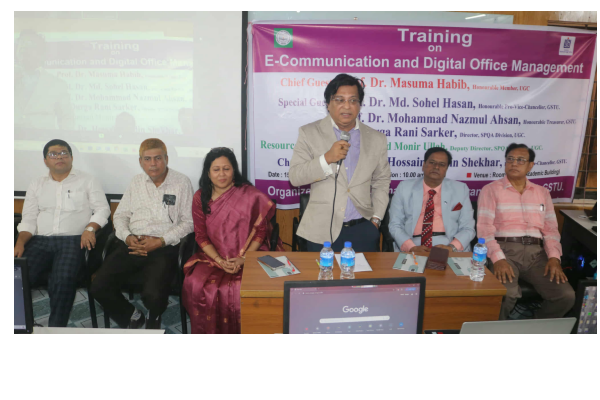 গোবিপ্রবি’তে কর্মকর্তাদের ডিজিটাল অফিস ম্যানেজমেন্ট বিষয়ে প্রশিক্ষণ শুরু