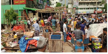 যশোরে যৌথ অভিযানে ভৈরব নদীর দখলমুক্ত কাজ শুরু