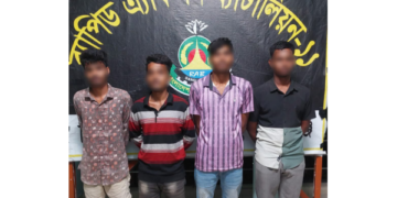 রূপগঞ্জে ৩০০ ফিটে বাইক ডাকাতির ঘটনায় চারজন গ্রেফতার