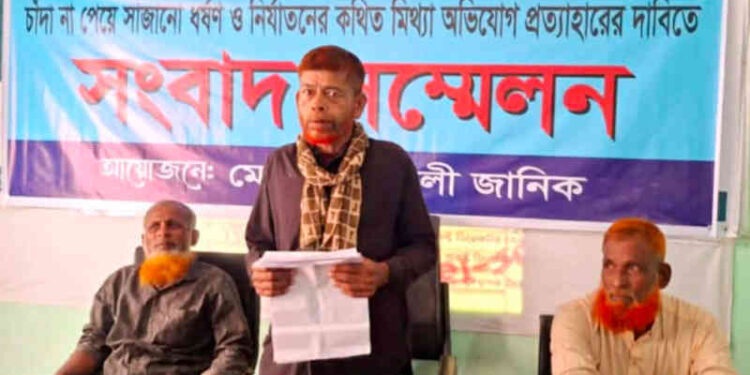 জামালপুরে চাঁদা না পেয়ে ৭০ বছরের বৃদ্ধের বিরুদ্ধে সাজানো ধর্ষণ মামলা অভিযোগ