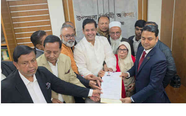 নারায়ণগঞ্জ-১ রূপগঞ্জ আসনে বিএনপি মনোনীত প্রার্থী দিপু ভুইয়ার মনোনয়নপত্র দাখিল