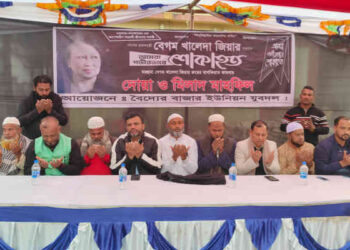 সোনারগাঁয়ে খালেদা জিয়ার মাগফেরাত কামনায় মিলাদ ও দোয়া মাহফিল