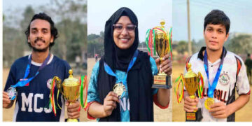 কুবি আন্তঃবিভাগ ভলিবল টুর্নামেন্টে সেরাদের সেরা যারা