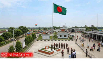 দেশের উচ্চতম জাতীয় পতাকা উড়বে বেনাপোল স্থলবন্দরে: ১৩০ ফুট উঁচুতে স্থাপনের কাজ শেষ পর্যায়ে