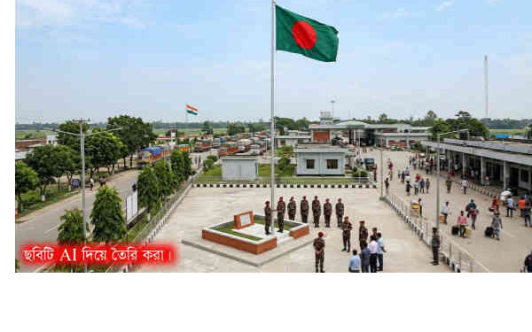 দেশের উচ্চতম জাতীয় পতাকা উড়বে বেনাপোল স্থলবন্দরে: ১৩০ ফুট উঁচুতে স্থাপনের কাজ শেষ পর্যায়ে
