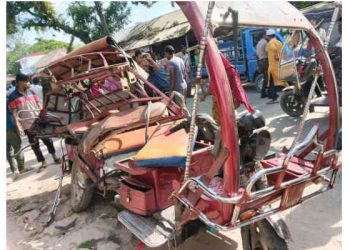 হাতীবান্ধায় ট্রাক ও অটো-বাইকে সংঘর্ষে নিহত দুই, আহত তিন  